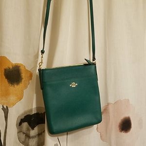 Kelly Green Coach crossbody bag